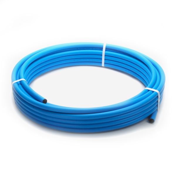 MDPE Blue Pipe Coil 63mm x 100m